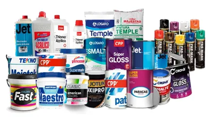 Pinturas para paredes, Estructuras metálicas y madera